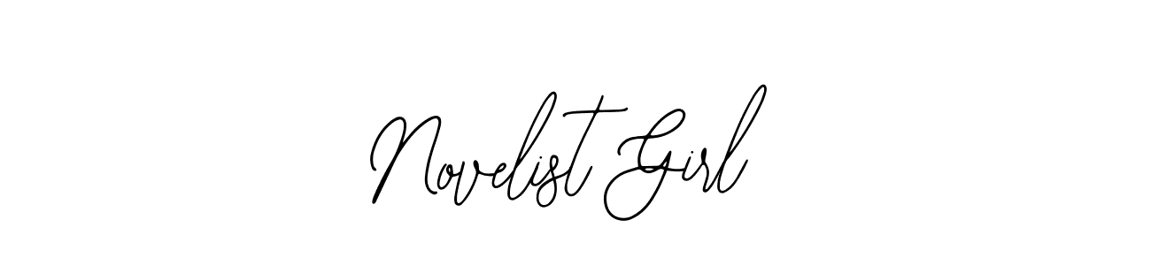 Create a beautiful signature design for name Novelist Girl. With this signature (Bearetta-2O07w) fonts, you can make a handwritten signature for free. Novelist Girl signature style 12 images and pictures png