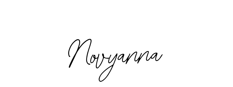 if you are searching for the best signature style for your name Novyanna. so please give up your signature search. here we have designed multiple signature styles  using Bearetta-2O07w. Novyanna signature style 12 images and pictures png