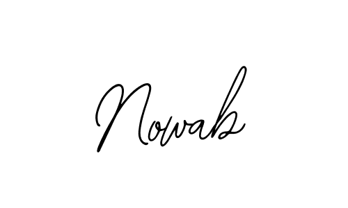Make a beautiful signature design for name Nowab. With this signature (Bearetta-2O07w) style, you can create a handwritten signature for free. Nowab signature style 12 images and pictures png