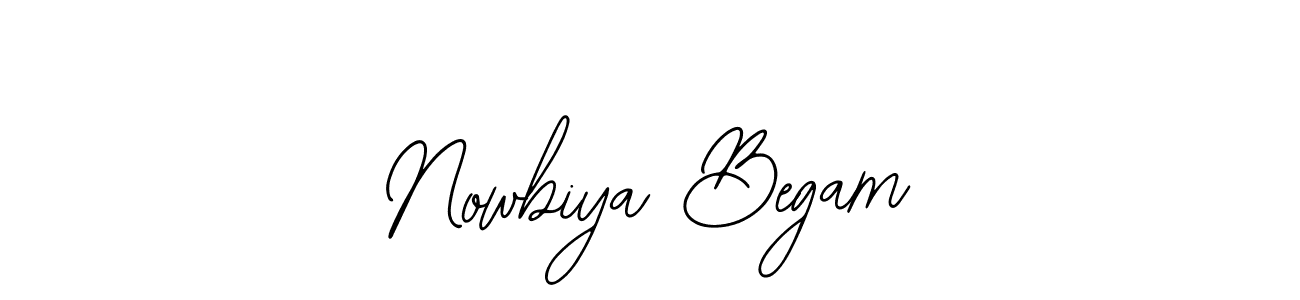 Design your own signature with our free online signature maker. With this signature software, you can create a handwritten (Bearetta-2O07w) signature for name Nowbiya Begam. Nowbiya Begam signature style 12 images and pictures png