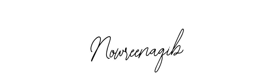 You should practise on your own different ways (Bearetta-2O07w) to write your name (Nowreenaqib) in signature. don't let someone else do it for you. Nowreenaqib signature style 12 images and pictures png