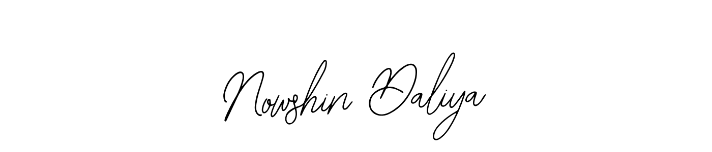 The best way (Bearetta-2O07w) to make a short signature is to pick only two or three words in your name. The name Nowshin Daliya include a total of six letters. For converting this name. Nowshin Daliya signature style 12 images and pictures png