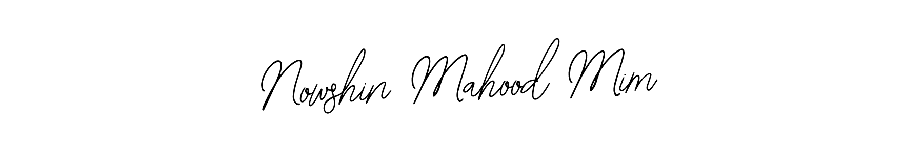 Make a beautiful signature design for name Nowshin Mahood Mim. With this signature (Bearetta-2O07w) style, you can create a handwritten signature for free. Nowshin Mahood Mim signature style 12 images and pictures png