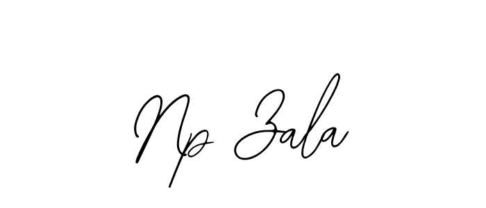 How to make Np Zala signature? Bearetta-2O07w is a professional autograph style. Create handwritten signature for Np Zala name. Np Zala signature style 12 images and pictures png