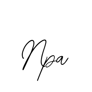 Bearetta-2O07w is a professional signature style that is perfect for those who want to add a touch of class to their signature. It is also a great choice for those who want to make their signature more unique. Get Npa name to fancy signature for free. Npa signature style 12 images and pictures png