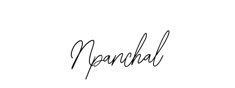 Also You can easily find your signature by using the search form. We will create Npanchal name handwritten signature images for you free of cost using Bearetta-2O07w sign style. Npanchal signature style 12 images and pictures png