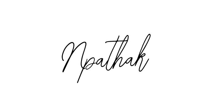 Make a beautiful signature design for name Npathak. Use this online signature maker to create a handwritten signature for free. Npathak signature style 12 images and pictures png