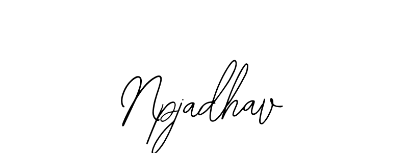 Npjadhav stylish signature style. Best Handwritten Sign (Bearetta-2O07w) for my name. Handwritten Signature Collection Ideas for my name Npjadhav. Npjadhav signature style 12 images and pictures png