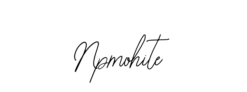 How to make Npmohite signature? Bearetta-2O07w is a professional autograph style. Create handwritten signature for Npmohite name. Npmohite signature style 12 images and pictures png