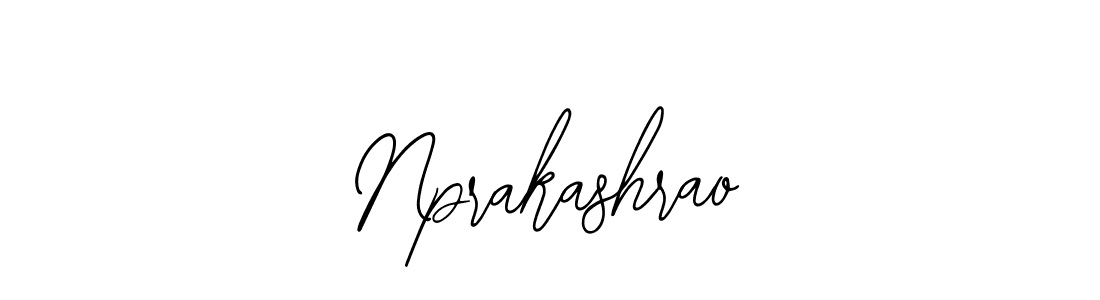 Design your own signature with our free online signature maker. With this signature software, you can create a handwritten (Bearetta-2O07w) signature for name Nprakashrao. Nprakashrao signature style 12 images and pictures png