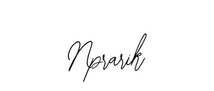 How to make Nprarik signature? Bearetta-2O07w is a professional autograph style. Create handwritten signature for Nprarik name. Nprarik signature style 12 images and pictures png