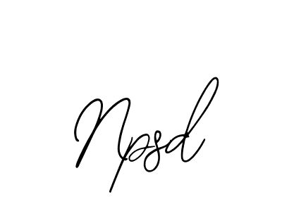 Use a signature maker to create a handwritten signature online. With this signature software, you can design (Bearetta-2O07w) your own signature for name Npsd. Npsd signature style 12 images and pictures png