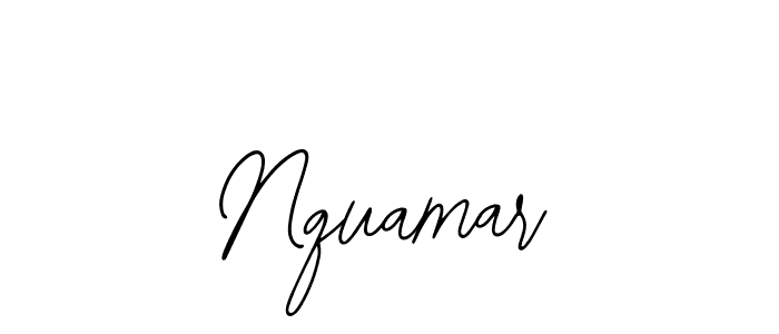 How to make Nquamar signature? Bearetta-2O07w is a professional autograph style. Create handwritten signature for Nquamar name. Nquamar signature style 12 images and pictures png