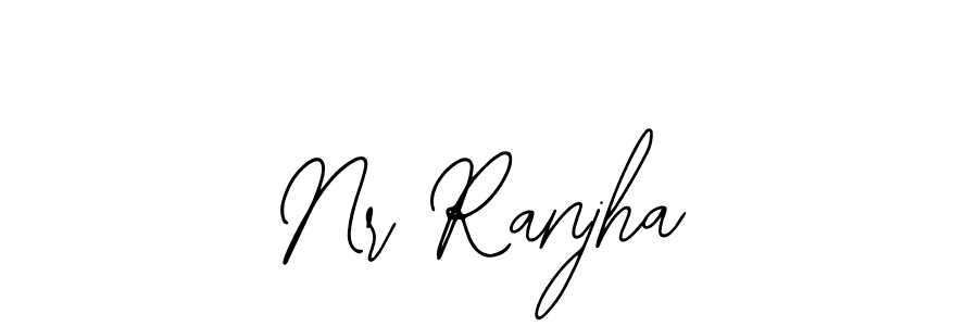 The best way (Bearetta-2O07w) to make a short signature is to pick only two or three words in your name. The name Nr Ranjha include a total of six letters. For converting this name. Nr Ranjha signature style 12 images and pictures png