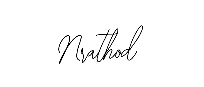 The best way (Bearetta-2O07w) to make a short signature is to pick only two or three words in your name. The name Nrathod include a total of six letters. For converting this name. Nrathod signature style 12 images and pictures png