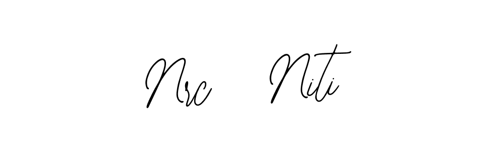 How to Draw Nrc   Niti signature style? Bearetta-2O07w is a latest design signature styles for name Nrc   Niti. Nrc   Niti signature style 12 images and pictures png