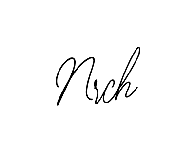 You should practise on your own different ways (Bearetta-2O07w) to write your name (Nrch) in signature. don't let someone else do it for you. Nrch signature style 12 images and pictures png