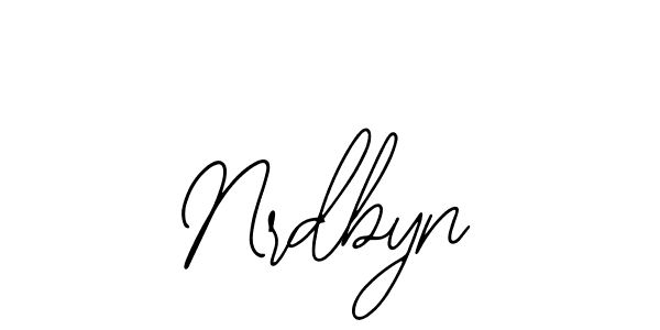 Make a beautiful signature design for name Nrdbyn. Use this online signature maker to create a handwritten signature for free. Nrdbyn signature style 12 images and pictures png