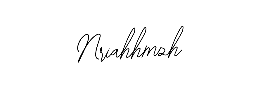 Design your own signature with our free online signature maker. With this signature software, you can create a handwritten (Bearetta-2O07w) signature for name Nriahhmzh. Nriahhmzh signature style 12 images and pictures png