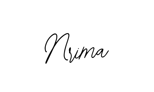 Design your own signature with our free online signature maker. With this signature software, you can create a handwritten (Bearetta-2O07w) signature for name Nrima. Nrima signature style 12 images and pictures png