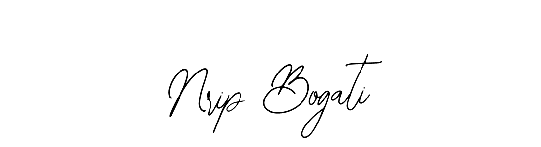 Make a short Nrip Bogati signature style. Manage your documents anywhere anytime using Bearetta-2O07w. Create and add eSignatures, submit forms, share and send files easily. Nrip Bogati signature style 12 images and pictures png