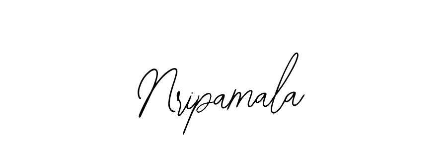 How to make Nripamala signature? Bearetta-2O07w is a professional autograph style. Create handwritten signature for Nripamala name. Nripamala signature style 12 images and pictures png