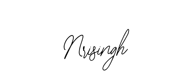 Bearetta-2O07w is a professional signature style that is perfect for those who want to add a touch of class to their signature. It is also a great choice for those who want to make their signature more unique. Get Nrisingh name to fancy signature for free. Nrisingh signature style 12 images and pictures png