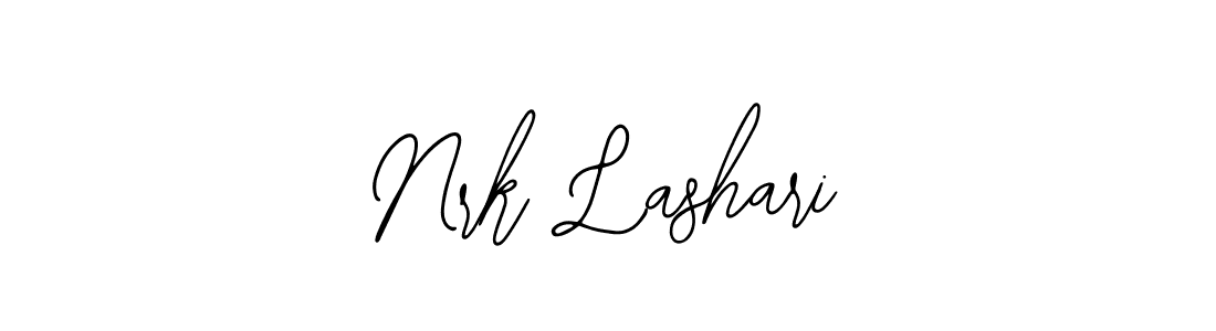 if you are searching for the best signature style for your name Nrk Lashari. so please give up your signature search. here we have designed multiple signature styles  using Bearetta-2O07w. Nrk Lashari signature style 12 images and pictures png
