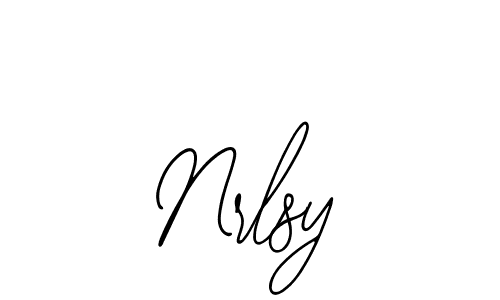 You should practise on your own different ways (Bearetta-2O07w) to write your name (Nrlsy) in signature. don't let someone else do it for you. Nrlsy signature style 12 images and pictures png