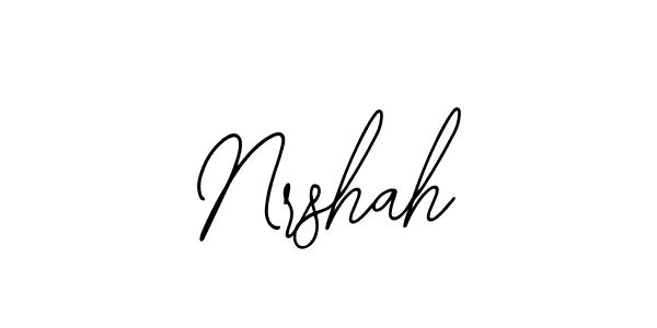 Make a beautiful signature design for name Nrshah. Use this online signature maker to create a handwritten signature for free. Nrshah signature style 12 images and pictures png