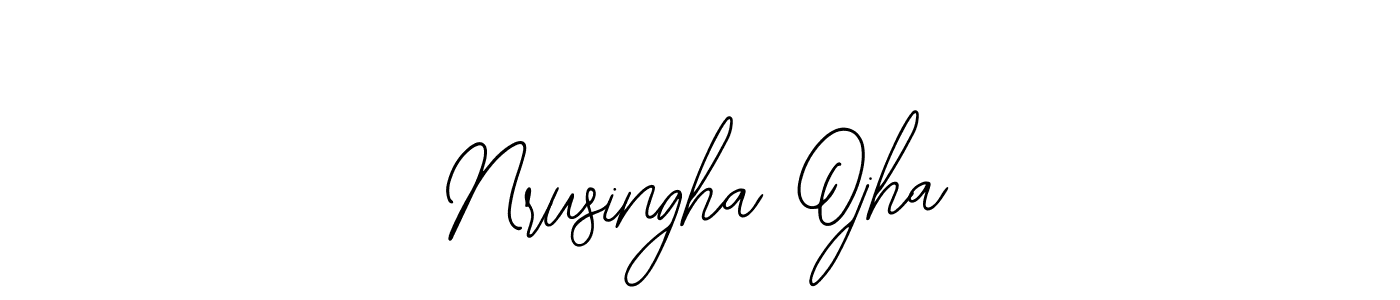 This is the best signature style for the Nrusingha Ojha name. Also you like these signature font (Bearetta-2O07w). Mix name signature. Nrusingha Ojha signature style 12 images and pictures png