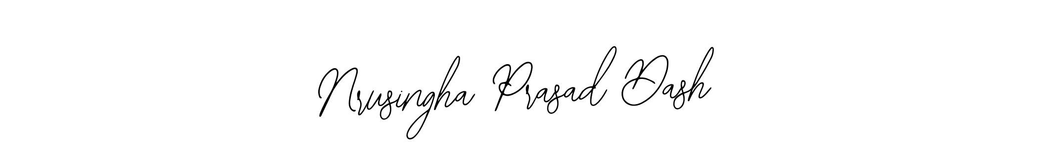 You should practise on your own different ways (Bearetta-2O07w) to write your name (Nrusingha Prasad Dash) in signature. don't let someone else do it for you. Nrusingha Prasad Dash signature style 12 images and pictures png