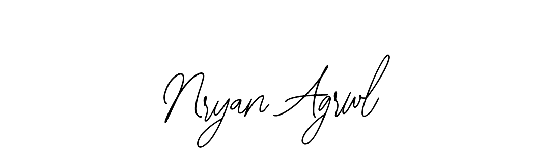 The best way (Bearetta-2O07w) to make a short signature is to pick only two or three words in your name. The name Nryan Agrwl include a total of six letters. For converting this name. Nryan Agrwl signature style 12 images and pictures png