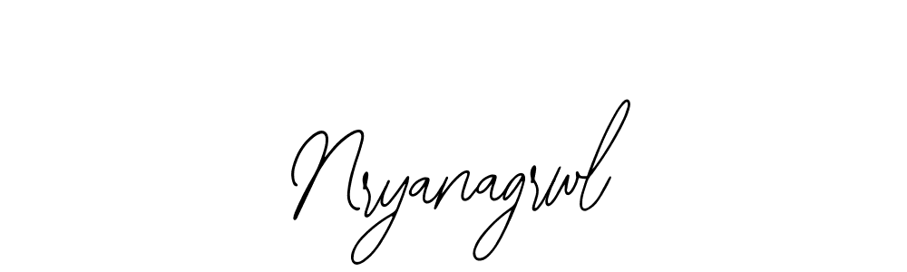 How to make Nryanagrwl signature? Bearetta-2O07w is a professional autograph style. Create handwritten signature for Nryanagrwl name. Nryanagrwl signature style 12 images and pictures png