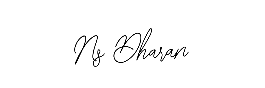 if you are searching for the best signature style for your name Ns Dharan. so please give up your signature search. here we have designed multiple signature styles  using Bearetta-2O07w. Ns Dharan signature style 12 images and pictures png