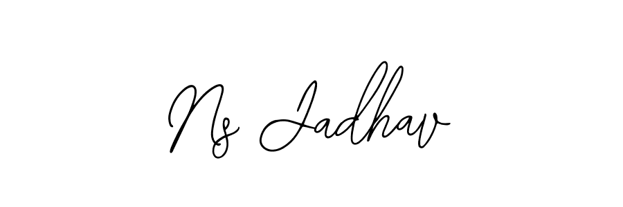 Similarly Bearetta-2O07w is the best handwritten signature design. Signature creator online .You can use it as an online autograph creator for name Ns Jadhav. Ns Jadhav signature style 12 images and pictures png