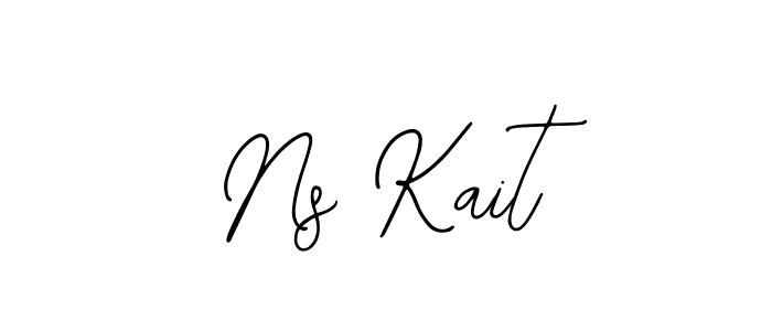 Also You can easily find your signature by using the search form. We will create Ns Kait name handwritten signature images for you free of cost using Bearetta-2O07w sign style. Ns Kait signature style 12 images and pictures png