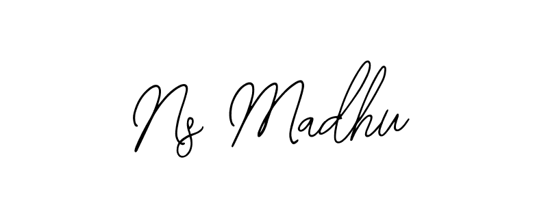 Make a beautiful signature design for name Ns Madhu. Use this online signature maker to create a handwritten signature for free. Ns Madhu signature style 12 images and pictures png