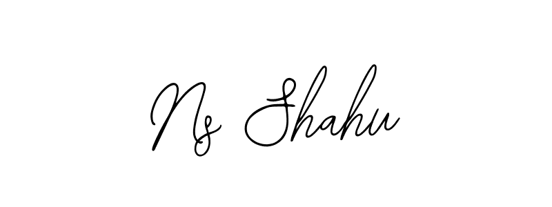 if you are searching for the best signature style for your name Ns Shahu. so please give up your signature search. here we have designed multiple signature styles  using Bearetta-2O07w. Ns Shahu signature style 12 images and pictures png