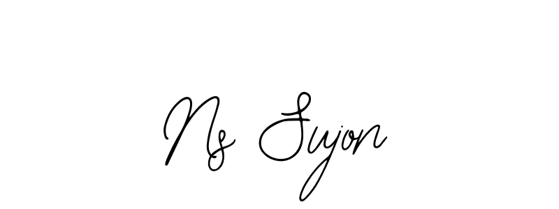 Make a beautiful signature design for name Ns Sujon. With this signature (Bearetta-2O07w) style, you can create a handwritten signature for free. Ns Sujon signature style 12 images and pictures png