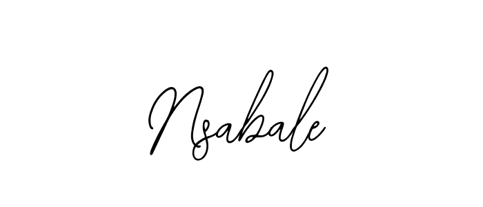 Also You can easily find your signature by using the search form. We will create Nsabale name handwritten signature images for you free of cost using Bearetta-2O07w sign style. Nsabale signature style 12 images and pictures png