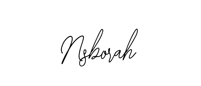 Similarly Bearetta-2O07w is the best handwritten signature design. Signature creator online .You can use it as an online autograph creator for name Nsborah. Nsborah signature style 12 images and pictures png