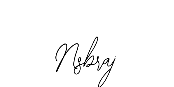 Also we have Nsbraj name is the best signature style. Create professional handwritten signature collection using Bearetta-2O07w autograph style. Nsbraj signature style 12 images and pictures png