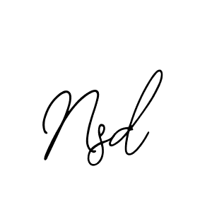 How to make Nsd name signature. Use Bearetta-2O07w style for creating short signs online. This is the latest handwritten sign. Nsd signature style 12 images and pictures png