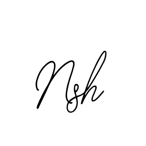 Also You can easily find your signature by using the search form. We will create Nsh name handwritten signature images for you free of cost using Bearetta-2O07w sign style. Nsh signature style 12 images and pictures png