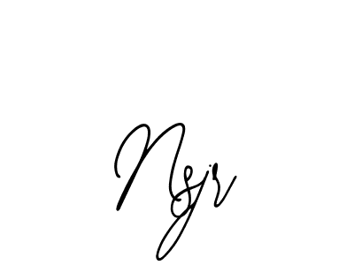 Bearetta-2O07w is a professional signature style that is perfect for those who want to add a touch of class to their signature. It is also a great choice for those who want to make their signature more unique. Get Nsjr name to fancy signature for free. Nsjr signature style 12 images and pictures png