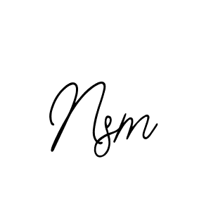 Make a beautiful signature design for name Nsm. Use this online signature maker to create a handwritten signature for free. Nsm signature style 12 images and pictures png