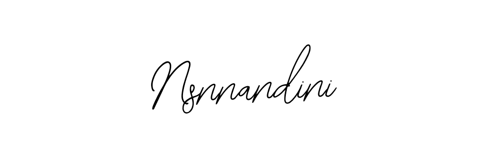 Design your own signature with our free online signature maker. With this signature software, you can create a handwritten (Bearetta-2O07w) signature for name Nsnnandini. Nsnnandini signature style 12 images and pictures png