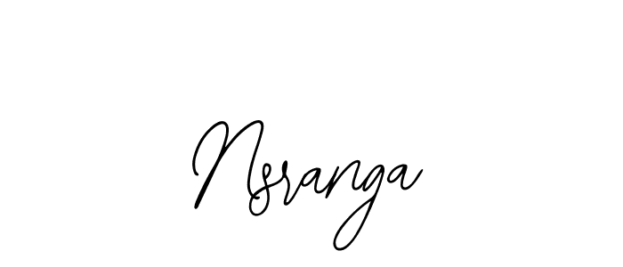 Bearetta-2O07w is a professional signature style that is perfect for those who want to add a touch of class to their signature. It is also a great choice for those who want to make their signature more unique. Get Nsranga name to fancy signature for free. Nsranga signature style 12 images and pictures png