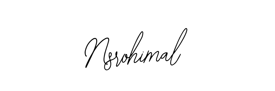 How to Draw Nsrohimal signature style? Bearetta-2O07w is a latest design signature styles for name Nsrohimal. Nsrohimal signature style 12 images and pictures png